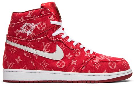 supreme louis vuitton air jordan 1 price